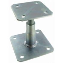 Platine réglable poteau