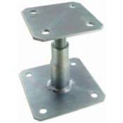 Platine réglable poteau